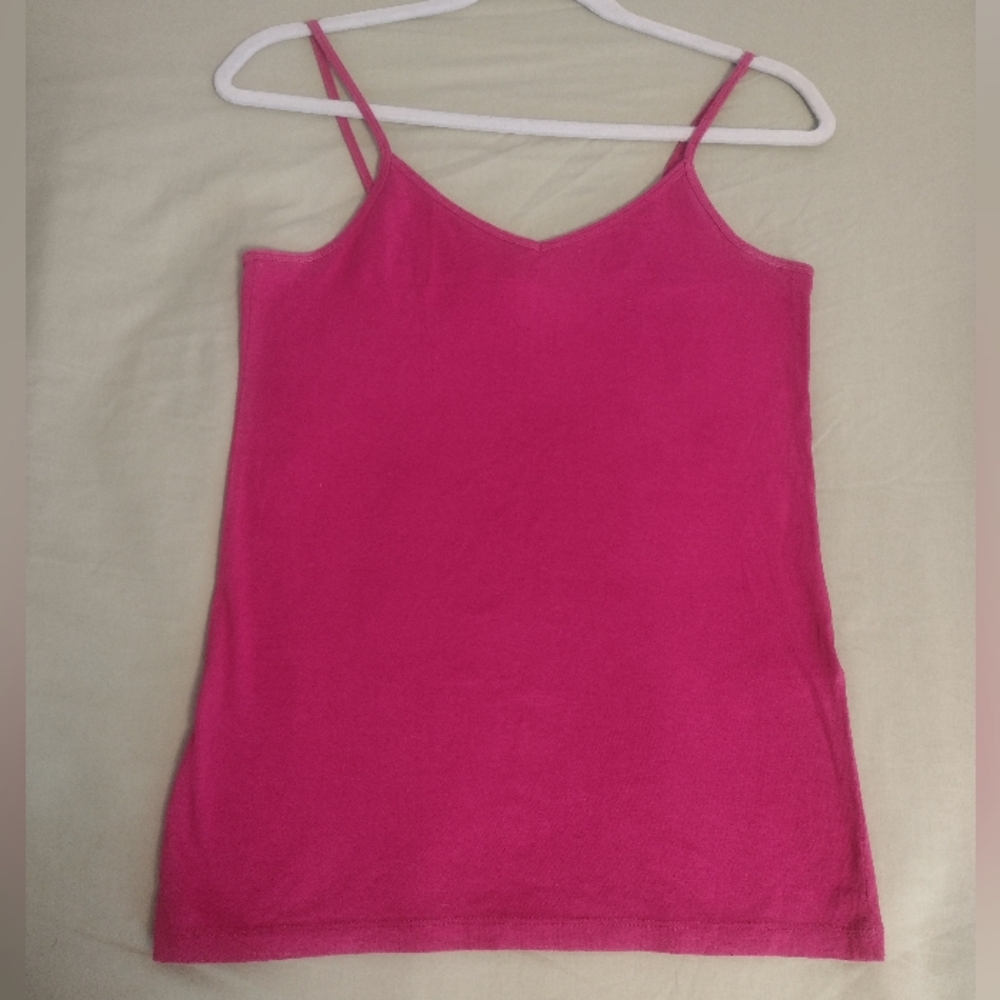 Forever 21 Hot Pink V Neck Camisole